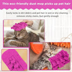 6 Pcs Reusable Duster Refills Washable Pads, Peach Red - Image 4