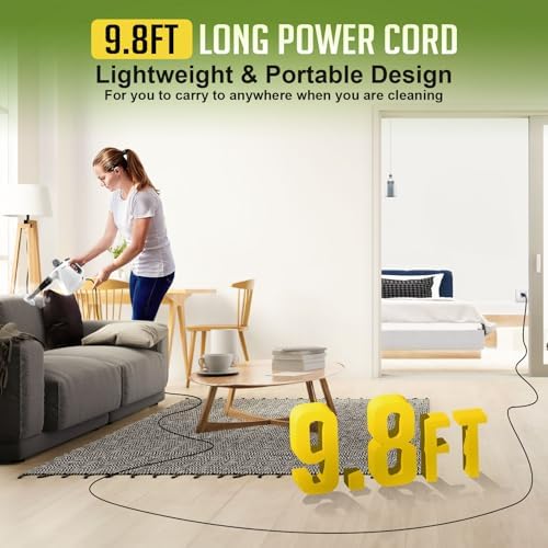 Multi-Surface Handheld Steam Cleaner with 11-Pieces Accessories, 15.2OZ All Natural Pressurized Steamer for Cleaning, Multipurpose Steam Cleaner for Home to Clean Floor, Grout, Tile, Grease and More - Image 5