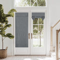 NICETOWN French Door Curtain 100% Blackout Linen Window Shade by NICETOWN
