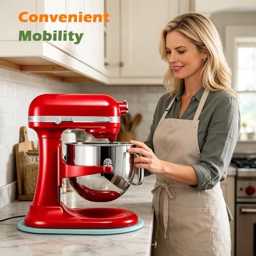 Mixer Slider for Kitchen Aid 5-8 Qt Bowl Lift Stand Mixer, Blue - Image 7