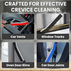 Crevice Cleaning Brush Set 3Pcs Hard Bristle Tools for Narrow Spaces - Image 7