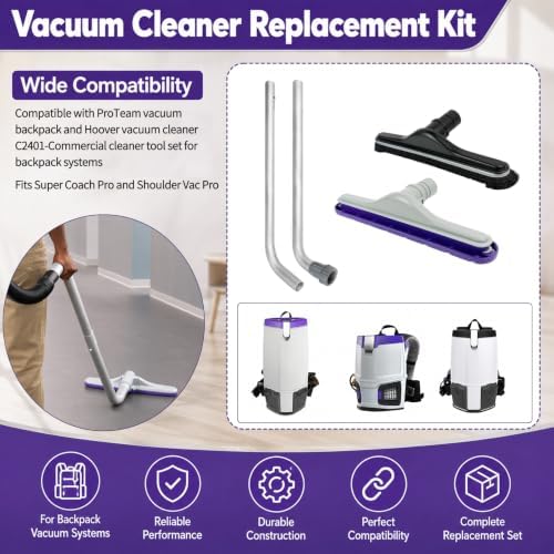 Backpack Vacuum Floor Tool Replacement for ProTeam Vacuum & Hoover C2401 - Image 3