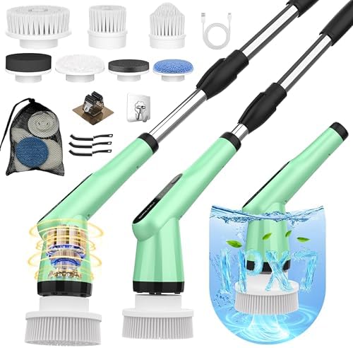 Dreazu Electric Spin Scrubber, Cordless Shower Cleaner Brush for Bathroom by Dreazu