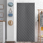 NICETOWN Grey Thermal Insulated Door Curtains 84 Inches Long by NICETOWN