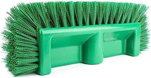 SPARTA Multi-Level Tile Scrub Brush 12" Wide Brush Head, Heavy-Duty Tile Cleaning Brush with End Bristles for Commercial Tiles, Tubs and Floor, Plastic, 12 Inches, Green - Image 7
