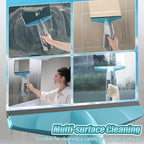 Kiato Window Vacuum, Power Window Squeegee 11", Rechargeable Window Vac with Spray Bottle, Electric Cleaning Tool for Showers, Mirrors, Glass, 2200mA, WC03, 200ml Water Tank - Image 5
