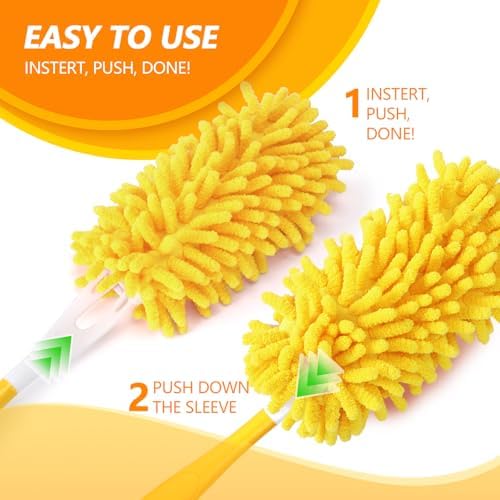 Reusable Chenille Duster Refill Compatible with Swiffer Duster - Image 5