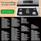 Stove Guard Stove Top Protector, Stove Cover Stove Guard Protector for Samsung Gas Burners, Thick Non Stick Stove Burner Covers Compatible with Samsung Gas Stove Washable Stove Protector (0.2mm) - Image 3