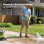 Greenworks 2400 PSI (1.2 GPM) Electric Pressure Washer - Image 4