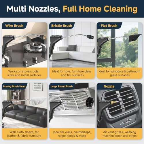 Steam Cleaner, 2500W Portable Handheld Steamer for Home Cleaning - Image 5