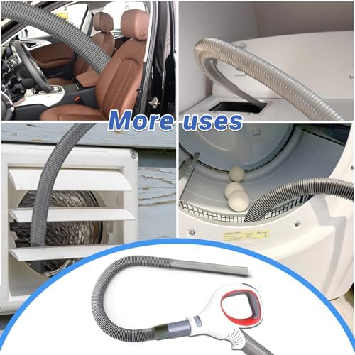 Dryer Vent Cleaner Kit for Shark NV350, NV351, NV352, NV353,NV360,NV500, NV501 Vacuum Attachment with Dryer Lint Brush and Hard Bristle Crevice Brush for Dryer Vent Replacement Parts - Image 5