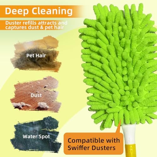Reusable Chenille Duster Refill Compatible with Swiffer Duster - Image 4