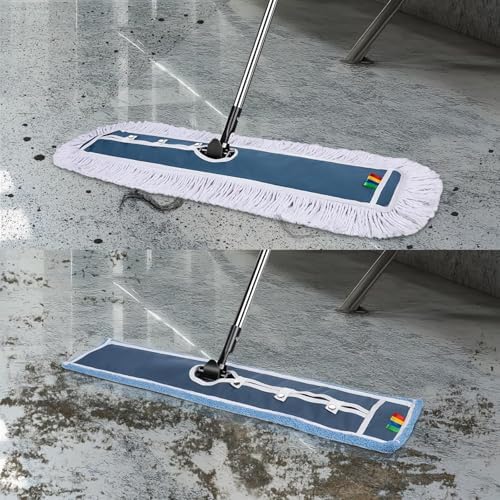 42" Replacement Microfibre Mop Pads for Commercial Dust Mop,2 Pack - Image 2