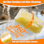 40 Count 360° Heavy Duty Duster Refills Compatible with Swiffer,Large Size-Extra Thick Disposable Electrostatic Feather Duster Refill with 1 Retractable Handle(35-inch Length Fully expanded) - Image 3