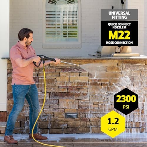 Kärcher Pressure Washer K2300PS, CETA Certified, 4 Spray Nozzles, Detergent Tank, Hose Reel, for Cars, Driveways, Siding, Patios, 1.2 GPM - Image 4