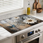 Stove Top Cover for Glass Electric Stove (Daisy, 30" x 21") by BSFHH