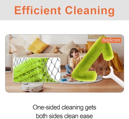 Window Screen Cleaning Brush with 62in Extension Pole - Image 4