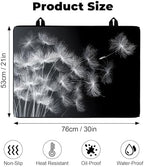 Heat-resistant Stove Top Cover - 28.5" X 20.5" Cooktop Protector Covers, Scratch-resistant Washable Pad Kitchen Countertop Mat (Cat, 30" x 21") - Image 2