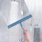 Large Shower Squeegee for Glass Doors, Richmirth 11 Inch Squiggy for Shower Glass Bathroom Squeegee Mop Wiper Cleaner Tool for Tile Wall, Car Glass, Window - Green - Image 5
