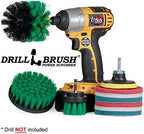 Drillbrush Kitchen Cleaning Supplies - Stove & Oven Rack Cleaning Brush Kit - Image 4