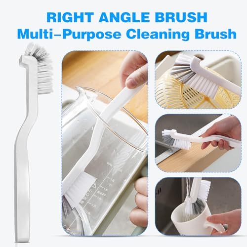 Crevice Cleaning Brush 9-Pack - Heavy Duty Hard Bristle Gap Brush for Deep Cleaning - Ultra-Thin Window Track Cleaning Tool for Shower Grout - Image 5