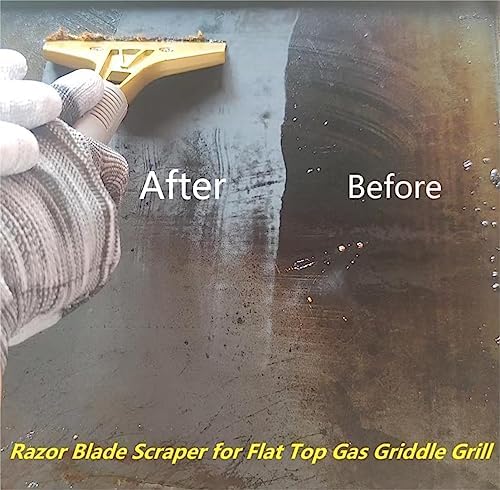 Razor Blade Scraper with 20 PCS Extra Blades and Gloves. - Image 5