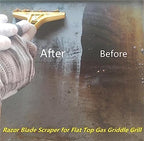 Razor Blade Scraper with 20 PCS Extra Blades and Gloves. - Image 5