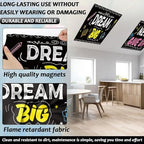 6Pcs Inspirational Fluorescent Light Covers for Classroom Ceiling Light 4x2Ft Motivational Word Magnetic Lights Cover Filter Easy Install for Back to School Office Hospital Ceiling Supply (Blackboard) - Image 3