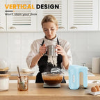 Lord Eagle 5-Speed Hand Mixer Electric With 4 Mixing Bowls Set - Image 2