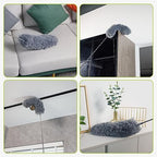 IVYROLL Duster with Extension Pole for Cleaning (2 Microfiber Heads Kit) - Image 6