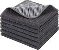 KinHwa Dish Cloths for Washing Dishes with Scrub Side, Microfiber Dish Rags by KinHwa