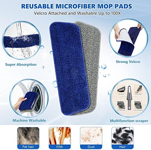 BPAWA Spray Mops for Floor Cleaning: Wet Microfiber Mop for Hardwood Tile - Image 4