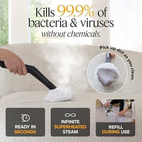 Dupray Neat Plus Steam Cleaner for Home with Storage Bag - Image 3