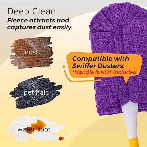 6-Pack Reusable Duster Refills for Swiffer Hand Duster, Dusting Cloths - Image 4