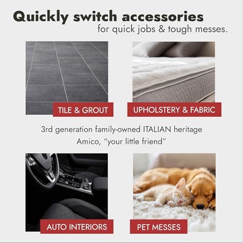 Vapamore MR-75 Amico Handheld Steam Cleaner for Bed Bugs, Auto & Grout - Image 3