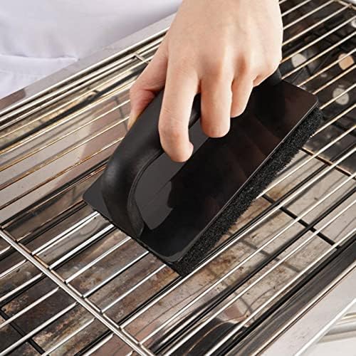 ELGADO Barbecue Oven Barbecue Wire Cleaning Brush BBQ Cleaning Tools teppanyaki scouring pad Nylon Cloth Set - Image 2