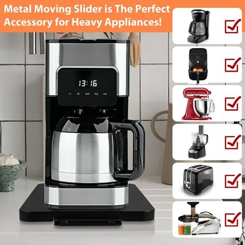 Sliding Tray for Coffee Maker, Countertop Appliance Slider 9” × 14.5” - Image 6