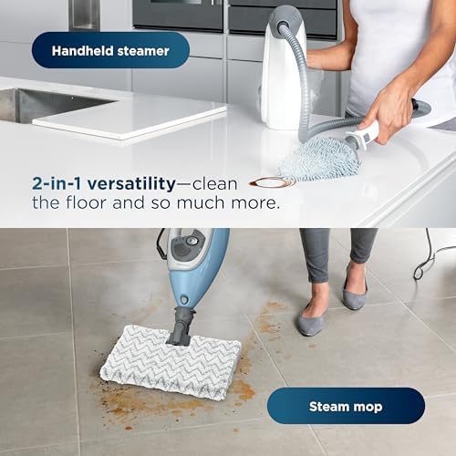 Shark Lift-Away Steam Mop with Detachable Handheld Steam, Blue, S3972BRN - Image 2