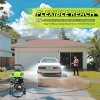 4200PSI Gas Pressure Washer 4.0GPM Gas Power Washer 209CC Gas Powered Washing Machine Commercial High Pressure Washer with 25ft Hose&5 Nozzles for Patio Garden Yard Vehicle,EPA/CARB/ETL - Image 3