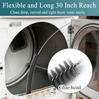 Dryer Vent Cleaner, Drain Brush and AC Refrigerator Coil Appliance Brush - Image 3