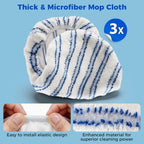 Masthome 16" Large Flat Mop,3 Microfiber Mop Pads - Image 4