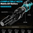 Cordless Vacuum Cleaner for Makita 18V Battery, 6 in 1 Handheld Electric Vacuum Cleaner with HEPA Filter and LED Light, 46 CFM Portable Hand Vacuum for Floor, Carpet, Car (Battery Not Included) - Image 3