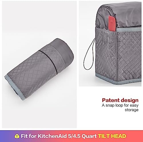 HOMEST Stand Mixer Dust Cover for KitchenAid 5/4.5 Quart Tilt Head - Image 5