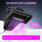 Bed Vacuum Cleaner Mattress Vacuum Cleaner,16Kpa Powerful Handheld Vacuums with UV-C Light & Double Dust Cup & High Heating & Ultrasonic & HEPA Filter for Bed Sofa(Corded,Midnight Purple) - Image 2