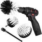 Drill Brush Attachment Kit, 3-Piece Cleaning Set for Bathtubs, Showers, Tiles, Carpets, and More by OYGLYGDrillBrushAttachmentSet%EF%BC%8CElectricMulti-PurposeScrubber