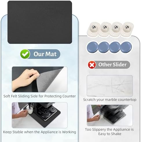 LOPNUR 20x16 Inch Large Appliance Slider for Kitchen Appliances, Gray - Image 4