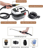 Decdeal Handheld Steam Cleaner Pressurized with Brush Heads and Gloves - Image 5