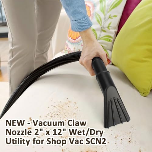 Vacuum Claw Nozzle 2" x 12" for Shop Vac - Image 5