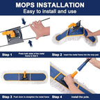 KeFanta 36" Commercial Dust Mops,Industrial Dry Wet Mop with 2 Mop Pads - Image 6