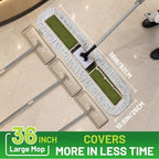 36" Commercial Dust Mop for Janitor: Dust Broom for Hardwood Floor Cleaning - Image 4